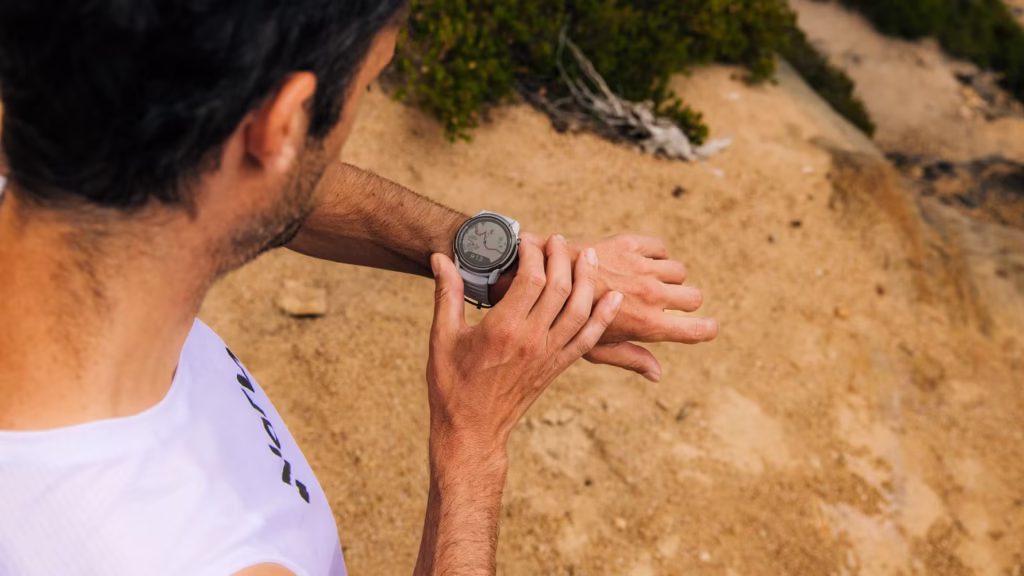 Kilian Jornet using the new COROS Apex 4